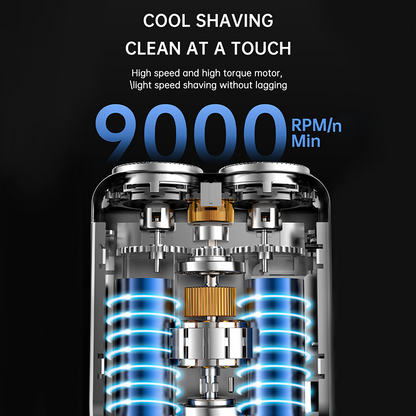 💥 50 % rabatt 🔥 Bærbar mini elektrisk barbermaskin for menn