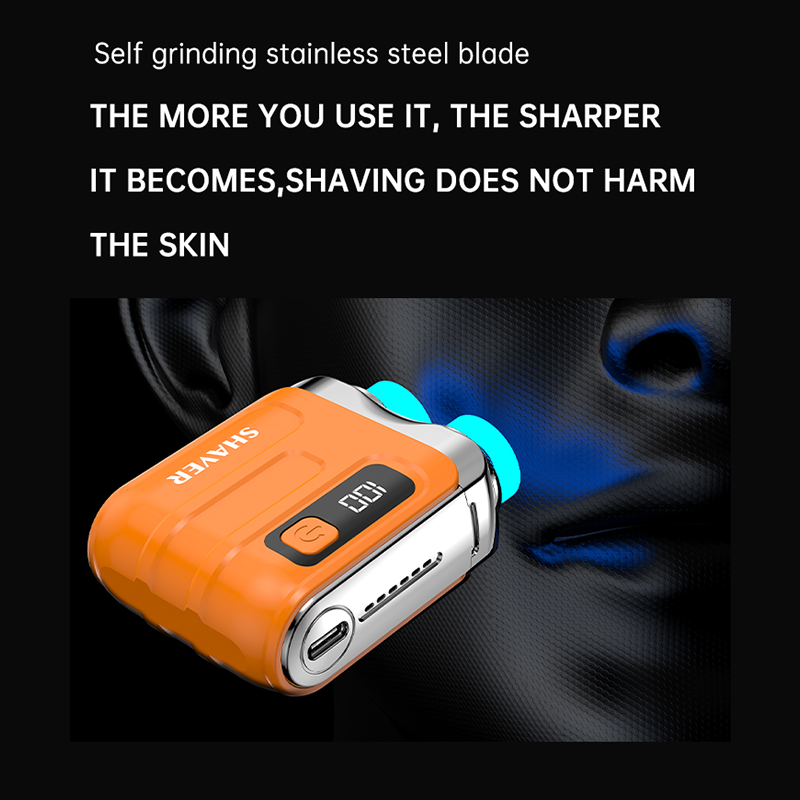 💥 50 % rabatt 🔥 Bærbar mini elektrisk barbermaskin for menn