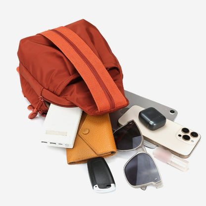 2-i-1 konverterbar ryggsekk/skulderveske med flere rom