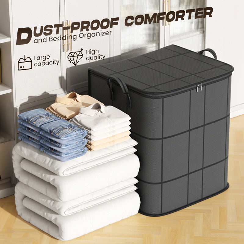 🔥 🔥 Tidsbegrenset tilbud: 50 % rabatt❗️❗️🧺🛏️ Støvtett oppbevaringspose for dyner og sengetøy – Stor kapasitet, slitesterkt ikke-vevd materiale, sammenleggbart design 🌿