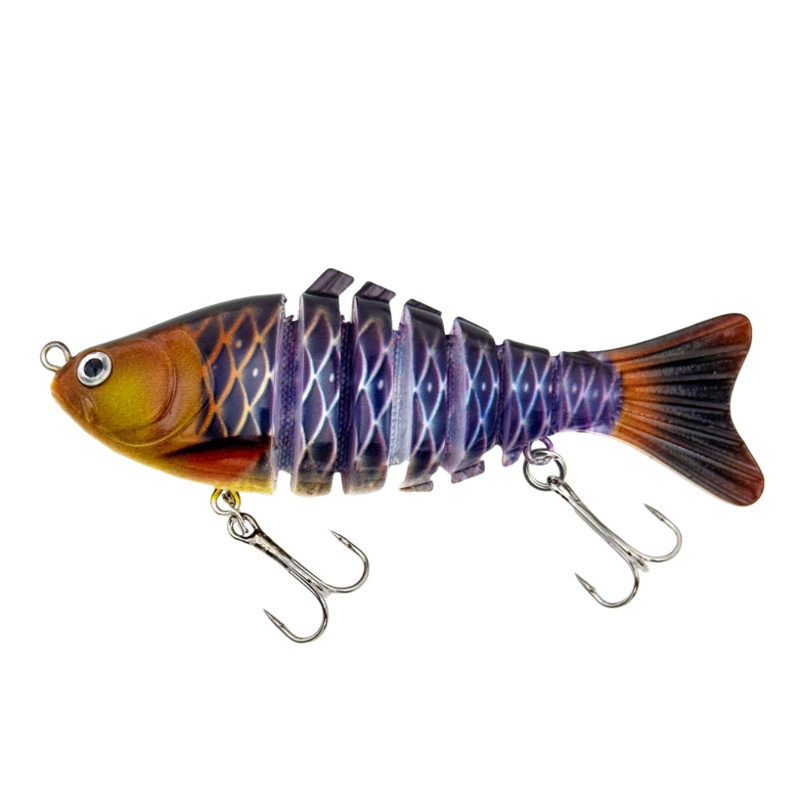 🎣 Spar 50 %! 🐟 Flerdelt bionisk swimbait / wobbler for fiske