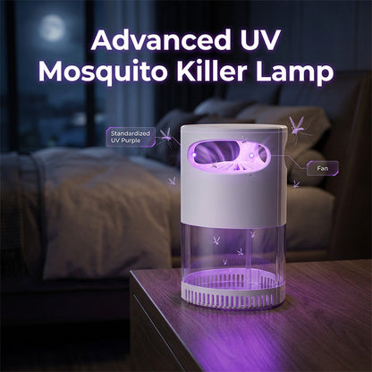 🦟 Stillegående UV-mygglampe / insektsfanger | Lydløs og giftfri | USB-drevet | Et must for soverommet 😴💤