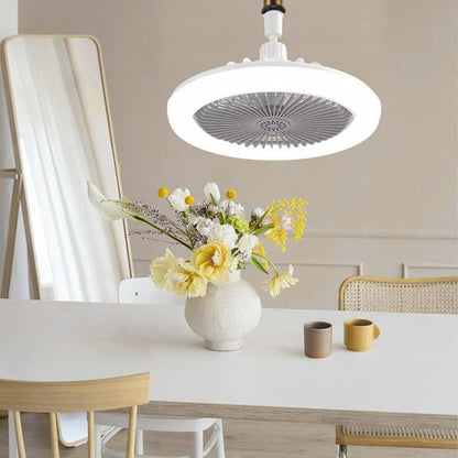 LED-takvifte med fjernkontroll – stillegående, 3 lysmoduser, energisparende 🌀
