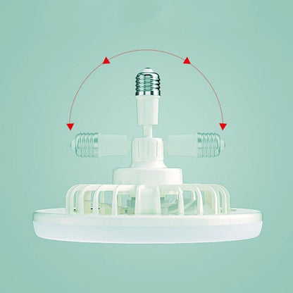 LED-takvifte med fjernkontroll – stillegående, 3 lysmoduser, energisparende 🌀