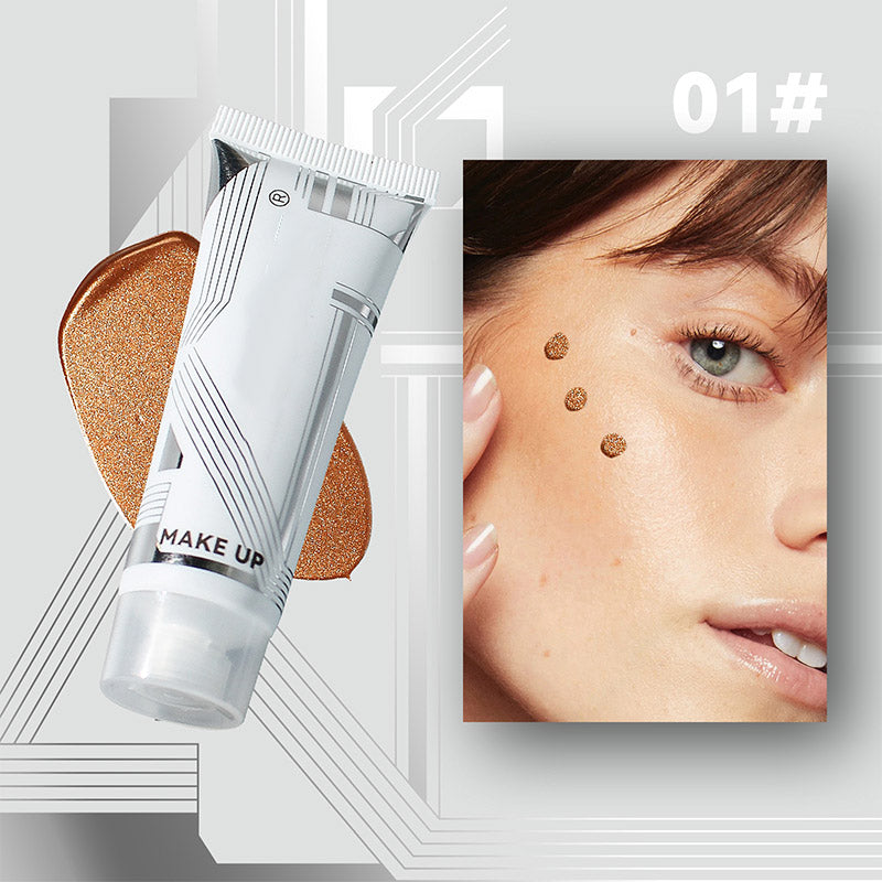 Naturlig og lys flytende bronzer