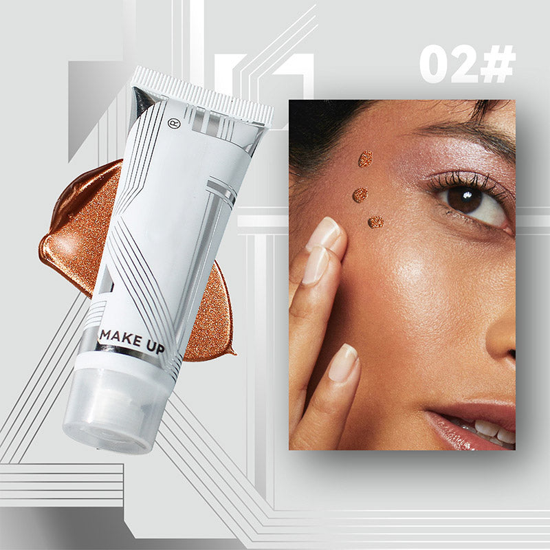 Naturlig og lys flytende bronzer