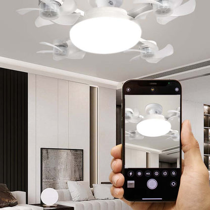 Ny E27 takviftelampe – 2-i-1 stillegående LED-viftelampe