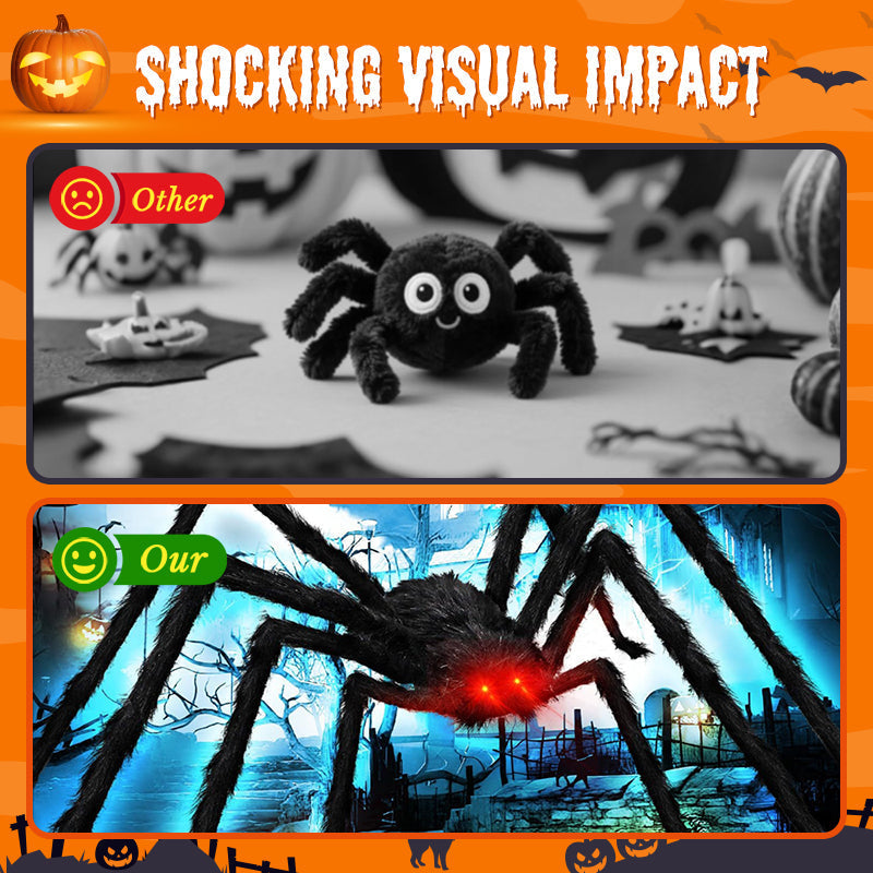 Gigantisk Halloween-edderkopp