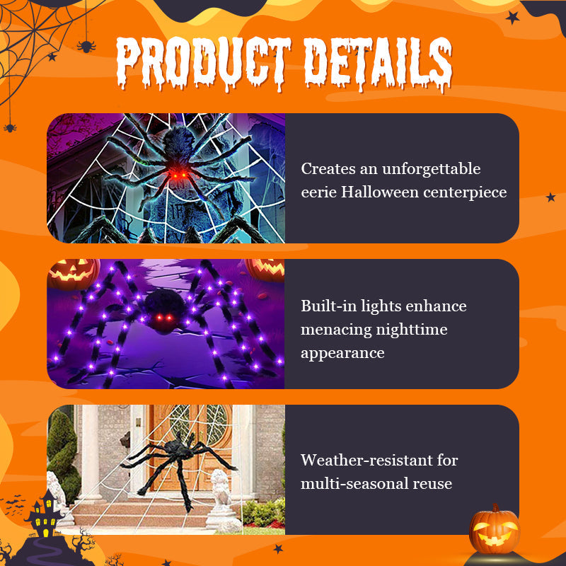 Gigantisk Halloween-edderkopp