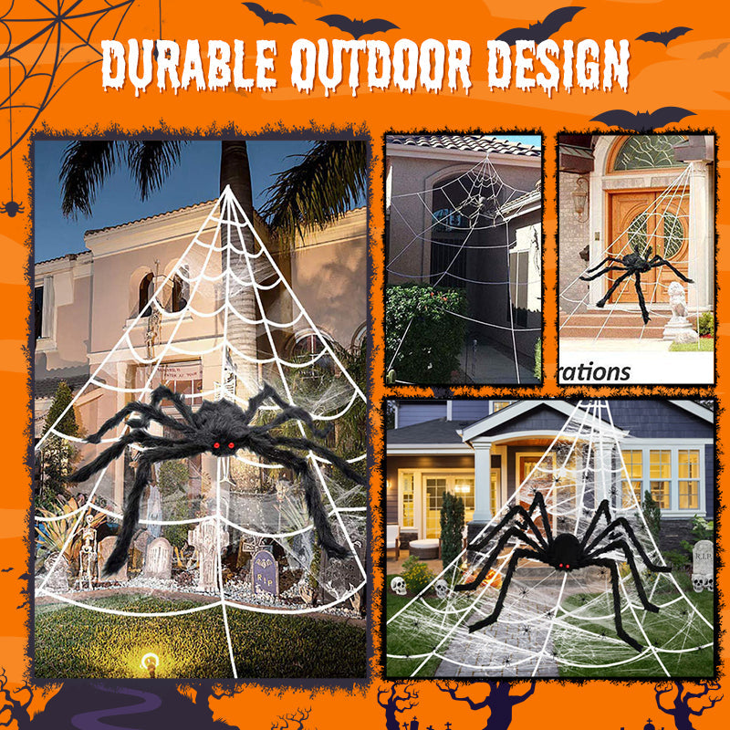 Gigantisk Halloween-edderkopp