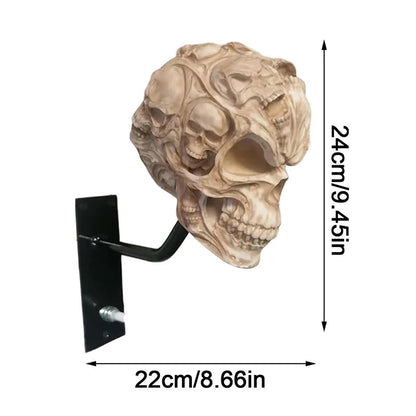 💀SkullRack – Hjelm- og jakkestativ