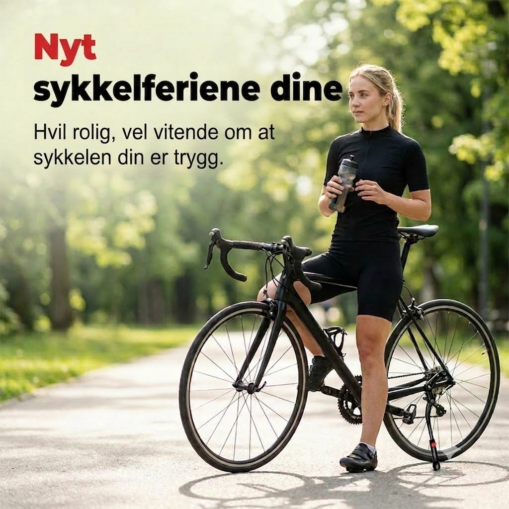🚲 Justerbar sykkelstøtte | Passer til 24-29 tommers sykler