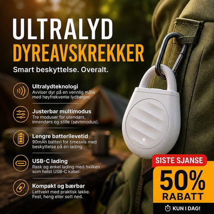 🐦Bekymre deg aldri mer for fugler, skadedyr og gresshopper! Bærbar ultralydsfugleskremmer i nøkkelringdesign.